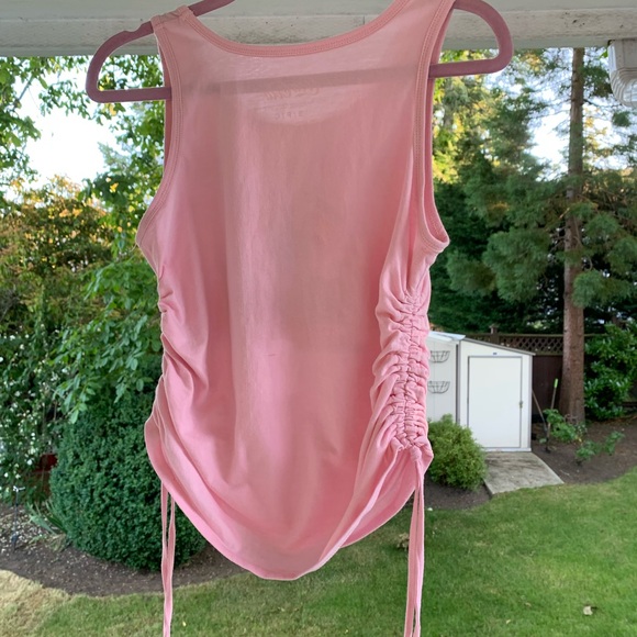 Coca Cola pink ruched tank top - Picture 8 of 9